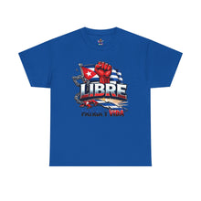 Cargar imagen en el visor de la galería, Libre Patria y Vida T-Shirt — Cuban Freedom Flag Tee