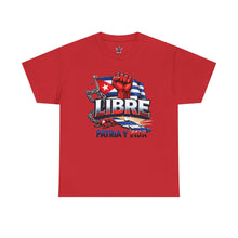 Cargar imagen en el visor de la galería, Libre Patria y Vida T-Shirt — Cuban Freedom Flag Tee