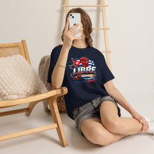 Cargar imagen en el visor de la galería, Libre Patria y Vida T-Shirt — Cuban Freedom Flag Tee