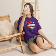 Cargar imagen en el visor de la galería, Libre Patria y Vida T-Shirt — Cuban Freedom Flag Tee
