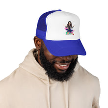 Cargar imagen en el visor de la galería, Trucker Hat — "Do I Look Like Helen?" Retro Graphic Foam Cap
