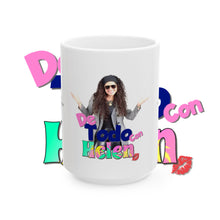 Cargar imagen en el visor de la galería, Ceramic Coffee Mug (11oz/15oz) De Todo con Helen
