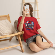 Cargar imagen en el visor de la galería, Libre Patria y Vida T-Shirt — Cuban Freedom Flag Tee
