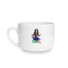 Cargar imagen en el visor de la galería, 25oz Ceramic Latte Mug — 'Hello Sunshine' Colorful Floral Design
