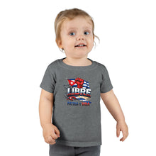 Cargar imagen en el visor de la galería, Libre Toddler T-Shirt — Cuban Flag 'Patria y Vida' Pride Tee
