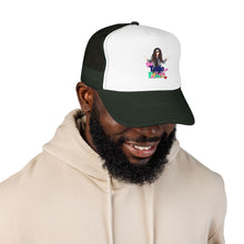 Cargar imagen en el visor de la galería, Trucker Hat — "Do I Look Like Helen?" Retro Graphic Foam Cap
