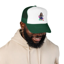 Cargar imagen en el visor de la galería, Trucker Hat — "Do I Look Like Helen?" Retro Graphic Foam Cap
