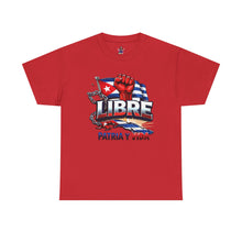 Cargar imagen en el visor de la galería, Libre Patria y Vida T-Shirt — Cuban Freedom Flag Tee
